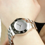 Buy Shop Marc Jacobs Blade Chronograph Silver Dial Silver Steel Strap Watch for Women - MBM3125 USA Online