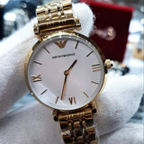 Buy Shop Emporio Armani Classic Silver Dial Two Tone Steel Strap Watch For Men - AR1839 USA Online
