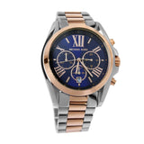 Buy Shop Michael Kors Bradshaw Blue Dial Two Tone Steel Strap Watch for Women - MK5606 USA Online