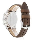 Buy Shop Fossil Neutra Chronograph White Dial Brown Leather Strap Watch for Men - FS5380 USA Online