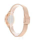 Buy Shop Daniel Wellington Classic Petite Melrose White Dial Rose Gold Mesh Bracelet Watch For Women - DW00100163 USA Online