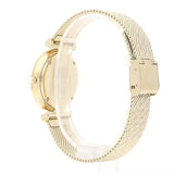 Buy Shop Emporio Armani Gianni T Bar Mother of Pearl Dial Gold Mesh Bracelet Watch For Women - AR11321 USA Online