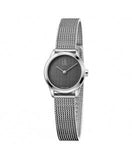 Buy Shop Calvin Klein Minimal Grey Dial Silver Mesh Bracelet Watch for Women - K3M2312X USA Online