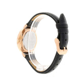 Buy Shop Daniel Wellington Petite Sheffield White Dial Black Leather Strap Watch For Women - DW00100174 USA Online