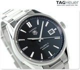Buy Shop Tag Heuer Carrera Automatic Black Dial Silver Steel Strap Watch for Men - WAR211A.BA0782 USA Online