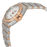 Buy Shop Omega Constellation Diamonds Mother of Pearl Dial Two Tone Steel Strap Watch for Women - 123.25.27.60.55.006 USA Online