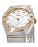 Buy Shop Omega Constellation Manhattan Mother of Pearl Dial Two Tone Steel Strap Watch for Women - 131.20.28.60.55.002 USA Online