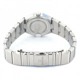 Buy Shop Omega Constellation Manhattan Quartz Diamonds Blue Dial Silver Steel Strap Watch for Women - 131.15.25.60.53.001 USA Online