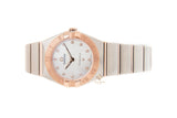 Buy Shop Omega Constellation Manhattan Quartz Diamonds Mother of Pearl Dial Two Tone Steel Strap Watch for Women - 131.20.25.60.55.001 USA Online