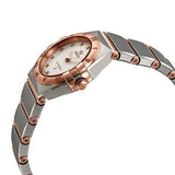 Buy Shop Omega Constellation Manhattan Quartz Diamonds Mother of Pearl Dial Two Tone Steel Strap Watch for Women - 131.20.25.60.55.001 USA Online