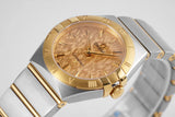 Buy Shop Omega Constellation Manhattan Yellow Dial Two Tone Steel Strap Watch for Women - 131.20.28.60.08.001 USA Online
