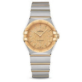 Buy Shop Omega Constellation Manhattan Yellow Dial Two Tone Steel Strap Watch for Women - 131.20.28.60.08.001 USA Online
