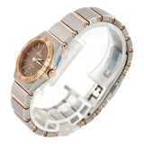 Buy Shop Omega Constellation Quartz Brown Dial Silver Steel Strap Watch for Women - 131.20.25.60.13.001 USA Online