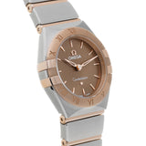 Buy Shop Omega Constellation Quartz Brown Dial Silver Steel Strap Watch for Women - 131.20.25.60.13.001 USA Online