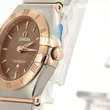 Buy Shop Omega Constellation Quartz Brown Dial Silver Steel Strap Watch for Women - 131.20.25.60.13.001 USA Online
