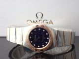 Buy Shop Omega Constellation Quartz Diamonds Blue Dial Two Tone Steel Strap Watch for Women - 131.20.25.60.53.002 USA Online