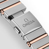 Buy Shop Omega Constellation Quartz Diamonds Blue Dial Two Tone Steel Strap Watch for Women - 131.20.25.60.53.002 USA Online