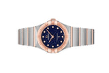 Buy Shop Omega Constellation Quartz Diamonds Blue Dial Two Tone Steel Strap Watch for Women - 131.20.25.60.53.002 USA Online