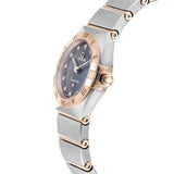 Buy Shop Omega Constellation Quartz Diamonds Blue Dial Two Tone Steel Strap Watch for Women - 131.20.25.60.53.002 USA Online