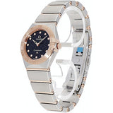 Buy Shop Omega Constellation Quartz Diamonds Blue Dial Two Tone Steel Strap Watch for Women - 131.20.25.60.53.002 USA Online