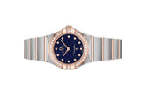 Buy Shop Omega Constellation Quartz Diamonds Blue Dial Two Tone Steel Strap Watch for Women - 131.25.25.60.53.002 USA Online