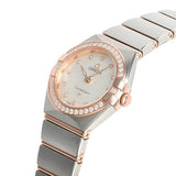 Buy Shop Omega Constellation Quartz Diamonds Mother of Pearl Dial Two Tone Steel Strap Watch for Women - 131.25.25.60.55.001 USA Online