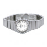 Buy Shop Omega Constellation Quartz Diamonds Silver Dial Silver Steel Strap Watch for Women - 123.15.27.60.55.004 USA Online