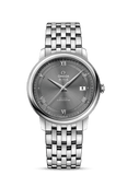 Buy Shop Omega De Ville Prestige Co-Axial Automatic Grey Dial Silver Steel Strap Watch for Men - 424.10.40.20.06.001 USA Online