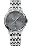 Buy Shop Omega De Ville Prestige Co-Axial Automatic Grey Dial Silver Steel Strap Watch for Men - 424.10.40.20.06.001 USA Online