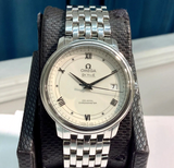 Buy Shop Omega De Ville Prestige Co Axial Automatic White Dial Silver Steel Strap Watch for Men - 424.10.40.20.02.005 USA Online