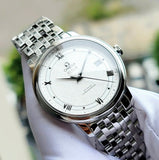 Buy Shop Omega De Ville Prestige Co Axial Automatic White Dial Silver Steel Strap Watch for Men - 424.10.40.20.02.005 USA Online
