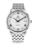 Buy Shop Omega De Ville Prestige Co Axial Automatic White Dial Silver Steel Strap Watch for Men - 424.10.40.20.02.005 USA Online