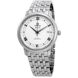 Buy Shop Omega De Ville Prestige Co Axial Automatic White Dial Silver Steel Strap Watch for Men - 424.10.40.20.02.005 USA Online