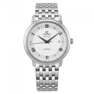 Buy Shop Omega De Ville Prestige Co Axial Automatic White Dial Silver Steel Strap Watch for Men - 424.10.40.20.02.005 USA Online
