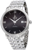 Buy Shop Omega De Ville Prestige Co-Axial Black Dial Silver Steel Strap Watch for Men - 424.10.40.20.01.001 USA Online