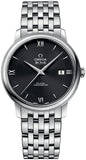 Buy Shop Omega De Ville Prestige Co-Axial Black Dial Silver Steel Strap Watch for Men - 424.10.40.20.01.001 USA Online