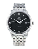 Buy Shop Omega De Ville Prestige Co-Axial Black Dial Silver Steel Strap Watch for Men - 424.10.40.20.01.001 USA Online
