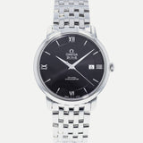 Buy Shop Omega De Ville Prestige Co-Axial Black Dial Silver Steel Strap Watch for Men - 424.10.40.20.01.001 USA Online