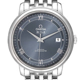 Buy Shop Omega De Ville Prestige Co-Axial Blue Dial Silver Steel Strap Watch for Men - 424.10.40.20.03.002 USA Online