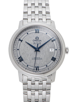 Buy Shop Omega De Ville Prestige Co-Axial Grey Dial Silver Steel Strap Watch for Men - 424.10.40.20.06.002 USA Online