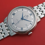 Buy Shop Omega De Ville Prestige Co-Axial Rhodium Silver Dial Silver Steel Strap Watch for Men - 424.10.40.20.02.001 USA Online