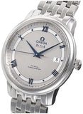 Buy Shop Omega De Ville Prestige Co-Axial Rhodium Silver Dial Silver Steel Strap Watch for Men - 424.10.40.20.02.001 USA Online