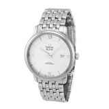 Buy Shop Omega De Ville Prestige Co-Axial Silver Dial Silver Steel Strap Watch for Men - 424.10.40.20.02.003 USA Online