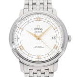 Buy Shop Omega De Ville Prestige Co Axial Silver Dial Silver Steel Strap Watch for Men - 424.10.40.20.02.004 USA Online