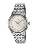 Buy Shop Omega De Ville Prestige Co Axial Silver Dial Silver Steel Strap Watch for Men - 424.10.40.20.02.004 USA Online