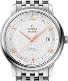 Buy Shop Omega De Ville Prestige Co Axial Silver Dial Silver Steel Strap Watch for Men - 424.10.40.20.02.004 USA Online