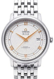 Buy Shop Omega De Ville Prestige Co Axial Silver Dial Silver Steel Strap Watch for Men - 424.10.40.20.02.004 USA Online