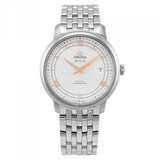 Buy Shop Omega De Ville Prestige Co Axial Silver Dial Silver Steel Strap Watch for Men - 424.10.40.20.02.004 USA Online