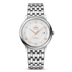 Buy Shop Omega De Ville Prestige Co Axial Silver Dial Silver Steel Strap Watch for Men - 424.10.40.20.02.004 USA Online