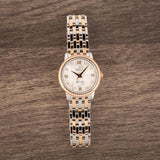 Buy Shop Omega De Ville Prestige Quartz Diamonds Silver Dial Two Tone Steel Strap Watch for Women - 424.25.27.60.52.001 USA Online